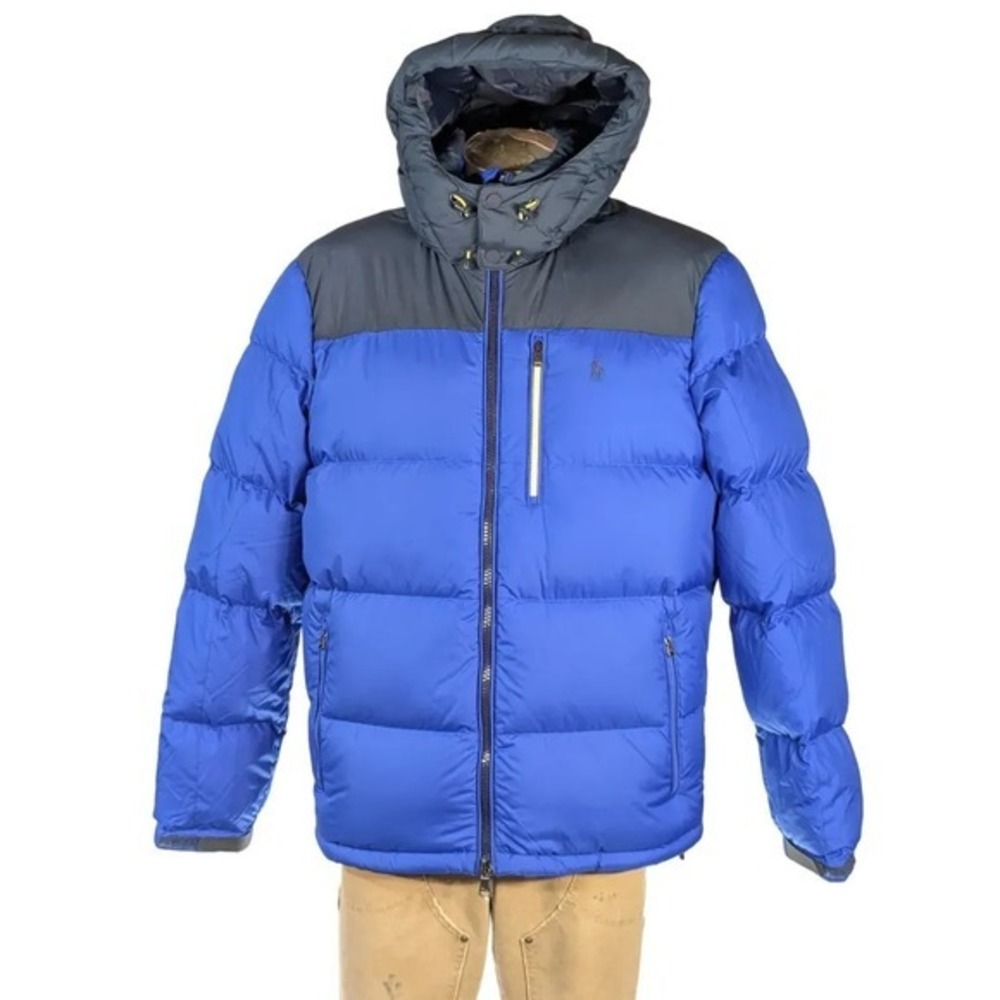 Polo Ralph Lauren The Gorham Color-Blocked Down Jacket w/ Hood Sz XXL NWT $398 - Picture 6 of 10